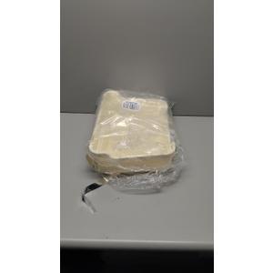 Hamiledyi Extra Large Rabbit Litter Box Pet Corner Toilet Small Animal Potty Trainer Huge Bunny Litter Pan with Plastic Grate Deep Dump Tray for Adult Guinea Pigs Chinchillas Ferrets Galesaurs White