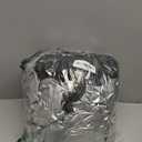 UIRWAY 7x10 FT Winter Rectangular Pool Cover with Reflective Strips, Swimming Pool Cover for Above Ground Pool, Solar Cover Including Rope Tie and Luminous Ground Nails for Rectangular or Oval Pools