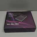 4 in 1 External Blu Ray Drive, 16x USB 3.0 and Type-C External Bluray Drive, Multi-Function Fast-Charging Desktop BD/CD/DVD Burner/Read with HDD Enclosure USB HUB for Both Mac/PC