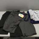 4 Pack kids Pants Casual Wide Leg Baggy Yoga Trousers Kids Loose Sweatpant, size L