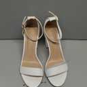 Women's Open Toe Ankle Strap Low Block Chunky Heels Sandals 7