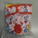 Female Dog Diapers 3 Pack Washable Dog Diapers Female Dog Diaper that Stay on Dog Diaper Female with Suspenders Reusable Doggie Diapers for Heat, Incontinence and Puppy Training (Small)