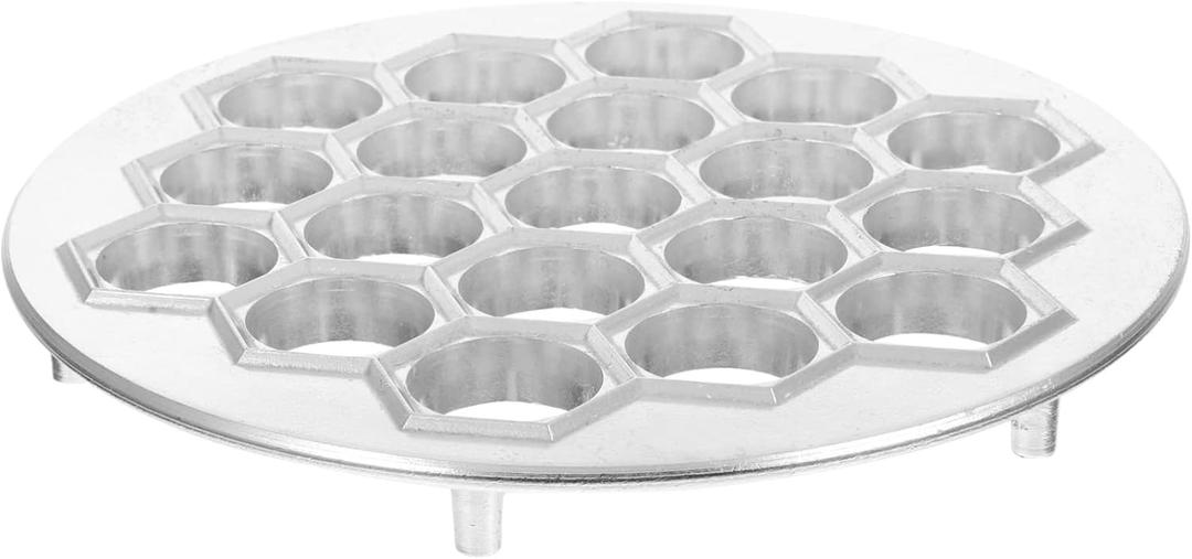 Luxshiny Dumpling Maker Mold 9.05 Inch Russian Pelmeni Press Multi-Hole Dumpling Mold Kitchen Tool for Homemade Dumplings and Party Cooking