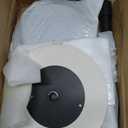 Height Adjustable Drink Table, Vintage Round Indoor Metal Plant Stand, for Small Spaces, Living Room, Bedroom, Cocktail, 1 Pack, White, GBZ001CW-1 (Rotundity)