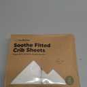 KeaBabies 2-Pack Organic Crib Sheets for Boys, Girls - 52x28 Fitted Crib Mattress Sheet Neutral, Breathable Jersey Cotton Cover for Baby Bed, Toddler Mattress, Soft & Cute Prints (Soft White)