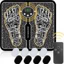 EMS Foot Massager, Transcutaneous Electronic Nerve Stimulator for Pain Relief,TENS & PMS, Powered Muscle Stimulation