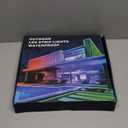 zoegi 500ft Outdoor LED Strip Lights Waterproof,Music Sync RGB IP68 Outside Led Light Strips Waterproof with App and Remote,Exterior Led Rope Lights for Deck,Balcony,Roof,Garden,Pool (500FT)