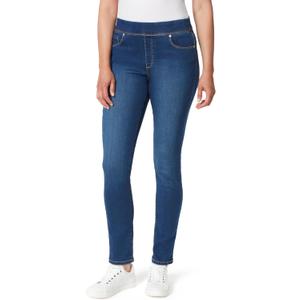 Gloria Vanderbilt Womens Amanda Pull on High Rise Jean Standard (16)