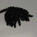 3 Packs Saniay Curl Crochet Braids Short Crochet Braiding Bouncy Twist Spiral Curls Jamaican Twist Hair Extensions 20 Strands/Pack (1, 6 * 10 inch)