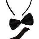 OLYPHAN Black Cat Costume Set for Adult - Halloween, Cosplay Accessory Kit