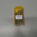 5 Piece Set of Four Flute Drill Bits - High Hardness Eccentric Twist Drill Bits Set for Tile Glass Ceramic Brick Metal Plastic Wood & General Concrete (6/6/8/10/12mm)