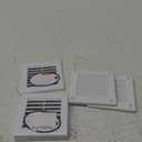 Vent Systems 3" x 3" Inch (Opening Dimensions) - Pack of 5 - Plastic White Soffit Vent Cover - Flat Square Air Vent Grille - Air Vent Deflector - HVAC 4" x 4" Inch (Overall Dimensions)