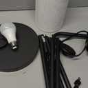 Floor Lamp with Linen Shade, Dimmable Tall Standing Lamp with Remote Control & 3 Color Temperatures, Modern Floor Lamps for Living Room Bedroom Office Corner, 9W LED Bulb Included (Beige)