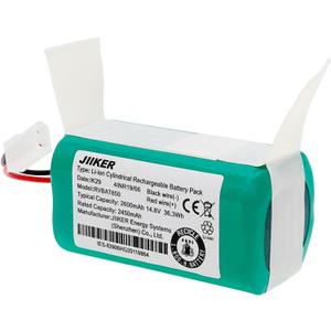 Replacement Battery for Bissell EV675,2503, 2933, 2859, 3115. Compatible with Bob Sweep WJ540011, WP460011RO Robotic Vacuum 14.8V 2600mAh