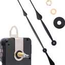 High Torque Clock Movement with 17.7" Clock Hands  Large Wall Clock Motor Replacement for 36" to 50" DIY Clocks  Battery-Operated, Clock Mechanism Kit (Total Shaft: 15/16 inch)