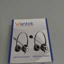 Wantek Phone Headsets,Telephone Headsets for Office Phone with Mute Compatible with Polycom Avaya ShoreTel Toshiba Nortel Landline Desk Phones