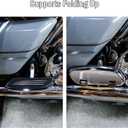 Motorcycle Footboards Passenger Floorboard and Mount Kit Fit for Harley Touring Road King Road Glide Street Glide Electra Glide CVO 1993-Up