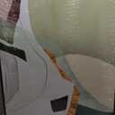 Large Framed Green and Beige Abstract Wall Art for Living Room, 3 Piece Modern Canvas Prints Paintings, Abstract Color Block Pictures for Living Room Dining Bedroom Hallway Office Wall Decor 24x36 In