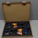 Push to Connect Fittings Air Line Disconnect Tool Kit Push Fitting Removal Tool for 1/4, 5/16, 3/8, 1/2 (6mm, 8mm,10mm,12mm) Quick Connect Release Pliers with 15 Pcs Pneumatic Fittings