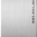 Titanium Cutting Board - 100% Pure Titanium Cutting Boards for Kitchen, Double Sided Medical-grade Cutting Mat for Easy to Clean, Ideal for Home & Outdoor Cooking (10in*14in*0.08in)