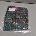 Avidlove Sexy Lingerie Set for Women Plaid Mini Skirt Outfit with Thong Set 4 Piece (Small, B-white)