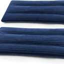 Mini Microwave Heating Pad - 2 Pack, Moist Heat Pack Pillow Warm Compress for Neck, Shoulders, Knee, Wrist, Abdomen (Dark Blue)