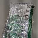 Syhood Women's Sparkly Sequin Crop Tops Strapless Metallic Tube Tops Metal Mesh Drop Dangle Earrings for Wear Party (Medium Regular, Silver)