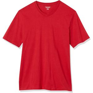 Amazon Essentials Men's or Women's Crewneck T-Shirt – Red, Size: Medium