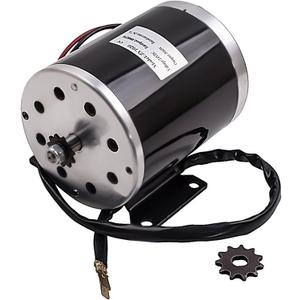 maXpeedingrods 500W 24V DC Brush Electric Motor ZY1020 with Bracket 2500RPM for DIY Scooter E Bike Go Kart, 107.5mm*133mm