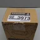 Cute Green Monster Resin Figurine Indoor Outdoor Garden Statue Whimsical Funny Desk Decor - Little Alien Creature with Red Flower/Sprout, Unique (Green)