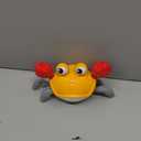 Crawling Crab Baby Toy Gifts: Tummy Time Toys Walking Dancing Cute Essentials Electric Induction Sensory Stuff Moving Babies Crabs with Light Up Music for Toddler Boys Girls Items Interaction Gadgets