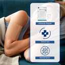 Ceeport Transparent Film Dressing 4" x 4.75", 50 Packs Waterproof Wound Bandage Adhesive Patches, Wound Cover Patches for Post Surgical Shower, IV Shield, Tattoo Aftercare Bandage