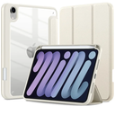 Mastten for iPad mini 7 Case A17 Pro, for iPad mini 7th/6th Generation Case 2024/2021 8.3 Inch with Pencil Holder, Hybrid Slim Clear Back Shell Cover Kids, Auto Wake/Sleep, Starlight