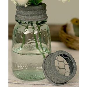 1/4 Pint Mason Jar Flower Frog Vase