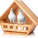 SWANGSA Cedar Mourning Dove Nesting Box, Birdhouses for Outdoor Doves and Other Small Birds (1 Pack)