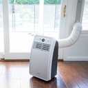 Portable Air Conditioner Window Vent Kit, Adjustable Window Seal with 5.9 Inch Diameter, 59 Inch Length Exhaust Hose for A/C Unit Universal for Sliding Horizontal or Vertical Window