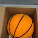 Silent Basketball Size 7 (29.5") 600G Real Basketball Feel 2025 Material Upgrade New Indoor Foam Silent Training Ball High Bounce for Quiet Dribbling and Indoor Training (Orange)