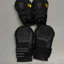 XSY&G Dog Boots,Waterproof Dog Shoes,Dog Booties with Reflective Rugged Anti-Slip Sole and Skid-Proof,Outdoor Dog Shoes for Medium to Large Dogs 4Pcs-Size5 (Size 5:2.7''x2.2'')(L*W) for 41-60 lbs, Black)