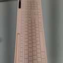 Wireless Keyboard and Mouse for MacBook, Vivefox Pink Rose Wireless Keyboard with Phone Holder, USB A & Type C Receiver, Full-Size Combo for Mac, MacBook/Air/Pro Windows PC Computer