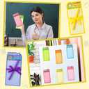 ANGOLIO Teacher Appreciation Notepads with Pens - Thank You Gifts 24Pcs Boho Ranibow Lined to Do List Sticky Notes Pens Appreciation Gift for Teacher Student Office Birthday Back to School Supplies
