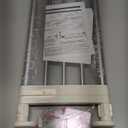 Hershii Expandable Shelf Rod Closet System 5-Bar Telescopic Heavy Duty Clothes Hanger Adjustable DIY Storage Organizer Shoe Rack (19.68 - 31.49 inches, Ivory)