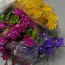 12 Bundles Outdoor Artificial Fake Flowers UV Resistant No Fade Boxwood Faux Plastic Shrubs Plants for Garden Patio Porch Window Box Home Wedding Farmhouse Hanging Dcor