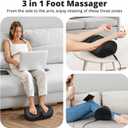 Medcursor Foot Massager with Heat - Foot and Calf Massager with Massage Roller, Deep Massage for Plantar Fasciitis, Pain Relief, Neuropathy, Relax for Home or Office Use (Not Cordless)