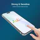 Ailun Screen Protector for iPhone 16 / iPhone 15 / iPhone 15 Pro [6.1 Inch] Display 3 Pack Tempered Glass, Dynamic Island Compatible, Case Friendly [Not for iPhone 16 Pro 6.3 Inch]. | 6.1 Inch, Display, Case Friendly