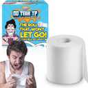 Gagster No Tear Toilet Paper Prank - Unrippable TP Roll, No Rip Toilet Paper Trick, Practical Joke for Adults & Kids, April Fools Day Gag, Novelty Toilet Paper, 1 Roll White