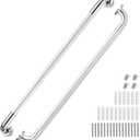 2 Pack Grab Bars for Elderly for Wall 32 Inch, Fit for Studs, Knurled Anti-Slip Bathroom Shower Grab Bars for Seniors, Safety Handicap Grab Bars for Shower, Shower Handles for Elderly, Tesuchan