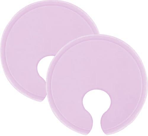 3 Pack Coldcool Breast Therapy Gel Pack for Hot & Cold Relief - Reusable Lactation Ice Packs for Breastfeeding Engorgement, Post-Surgery Recovery, Mastiti(Purple)