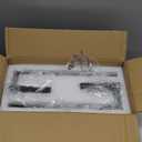 Aluminum LED Modern Wall Sconces Set of 2, 18W Matte Black Waterproof Sconce Wall Lighting Indoor Outdoor, Hardwired Wall Lights for Office,Porch, Bedroom, Bathroom, Living Room,Stairway