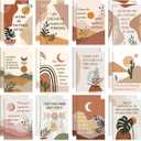 Tatuo 24 Pcs Positive Affirmation Notebooks Inspirational Notebook Small Motivational Encouragement Notepads Daily Affirmations Journal for Women Men Adult Party Favor Coworker(Rainbow)