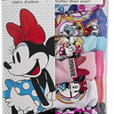 Disney Girls' Minnie Mouse Underwear with Multiple Print and Silhouette Options in Sizes 4